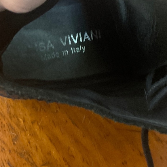 Elisa Viviani custom made in Italy snakeskin lace up side zip boot size 37 - Picture 6 of 9